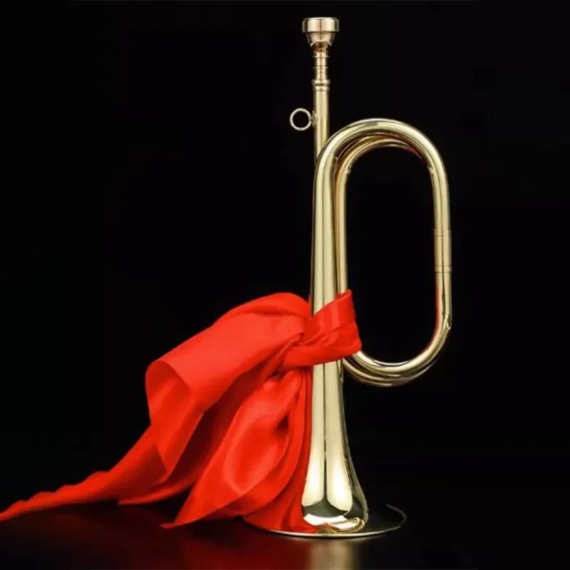 Musical Instrument Bugle - Trąbka mosiężna dla dzieci początkujących wojskowa