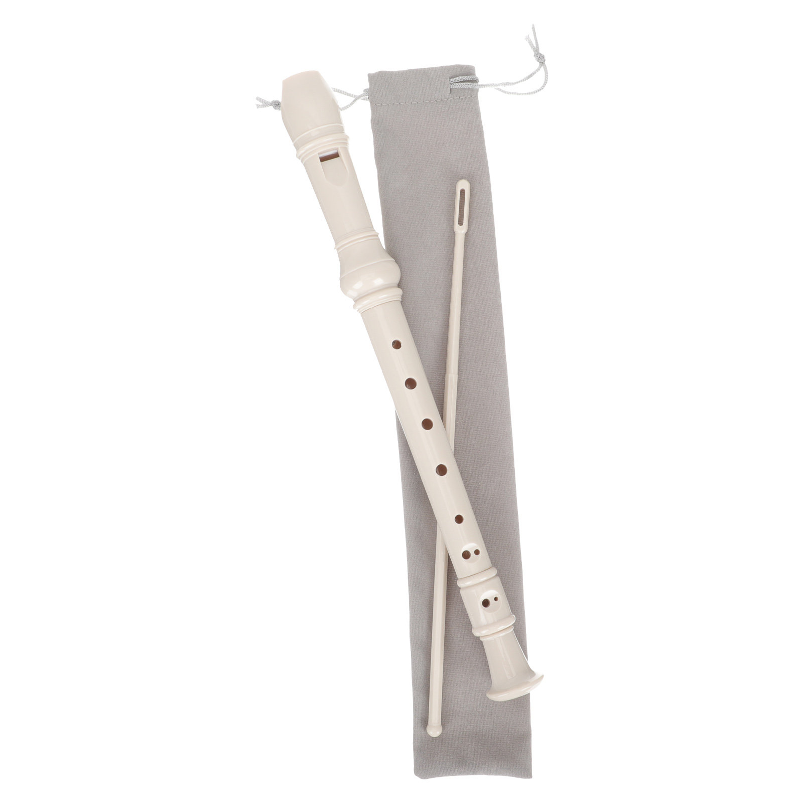 Soprano Recorder Plastic - 1 zestaw dziecięcej 8-otworowej fleciki sopranowej