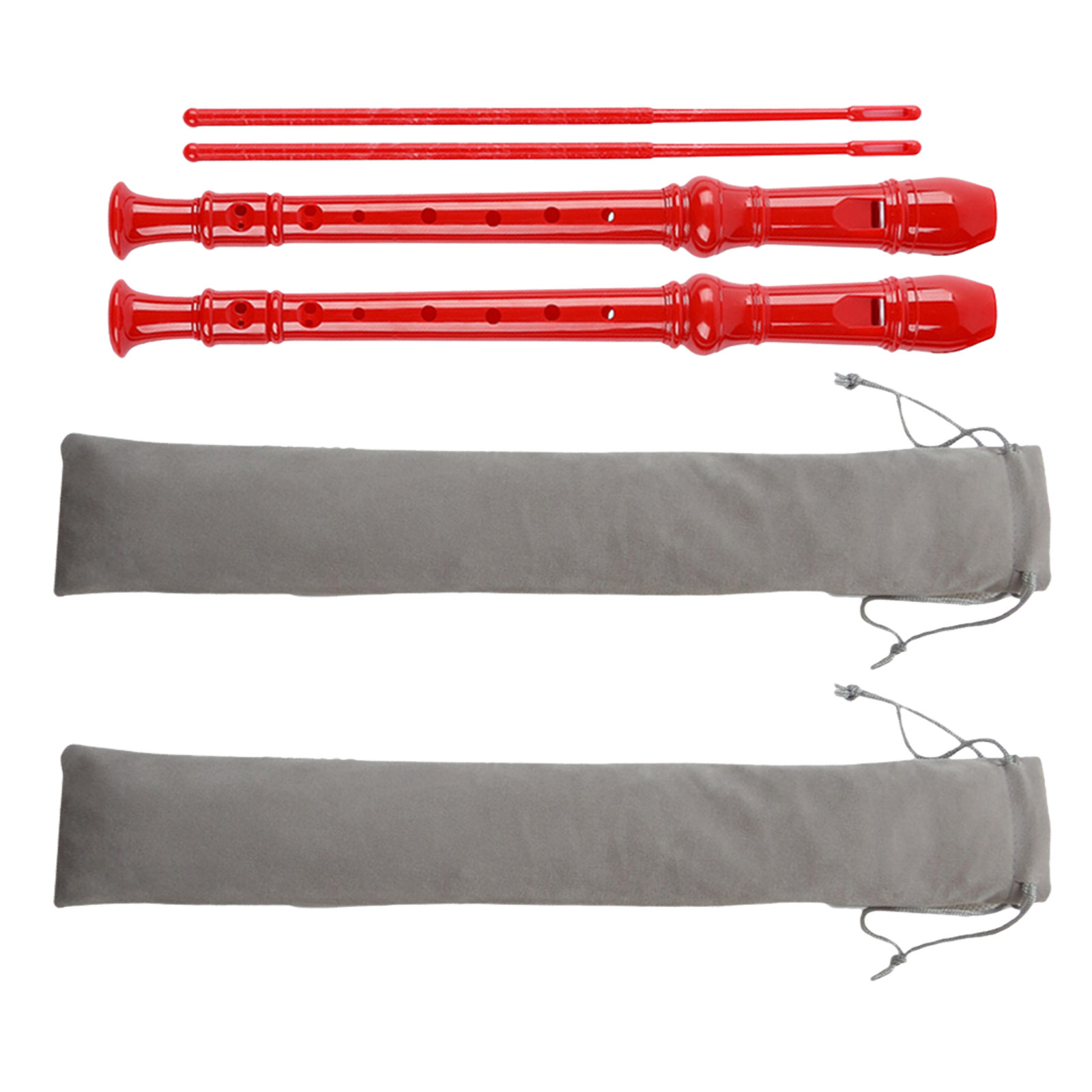 Soprano Recorder Plastic - 2 zestawy flauty sopranowej dla uczniów,