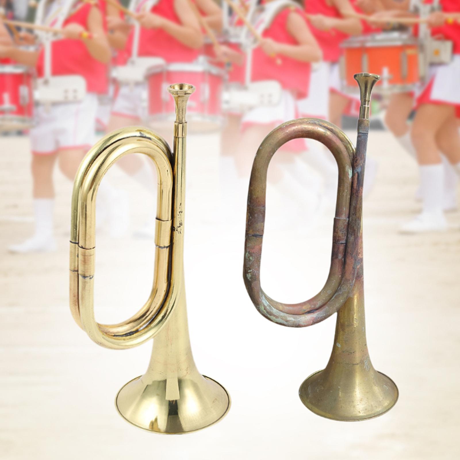 Musical Instrument Bugle - Trąbka mosiężna, instrument muzyczny, trąbka z