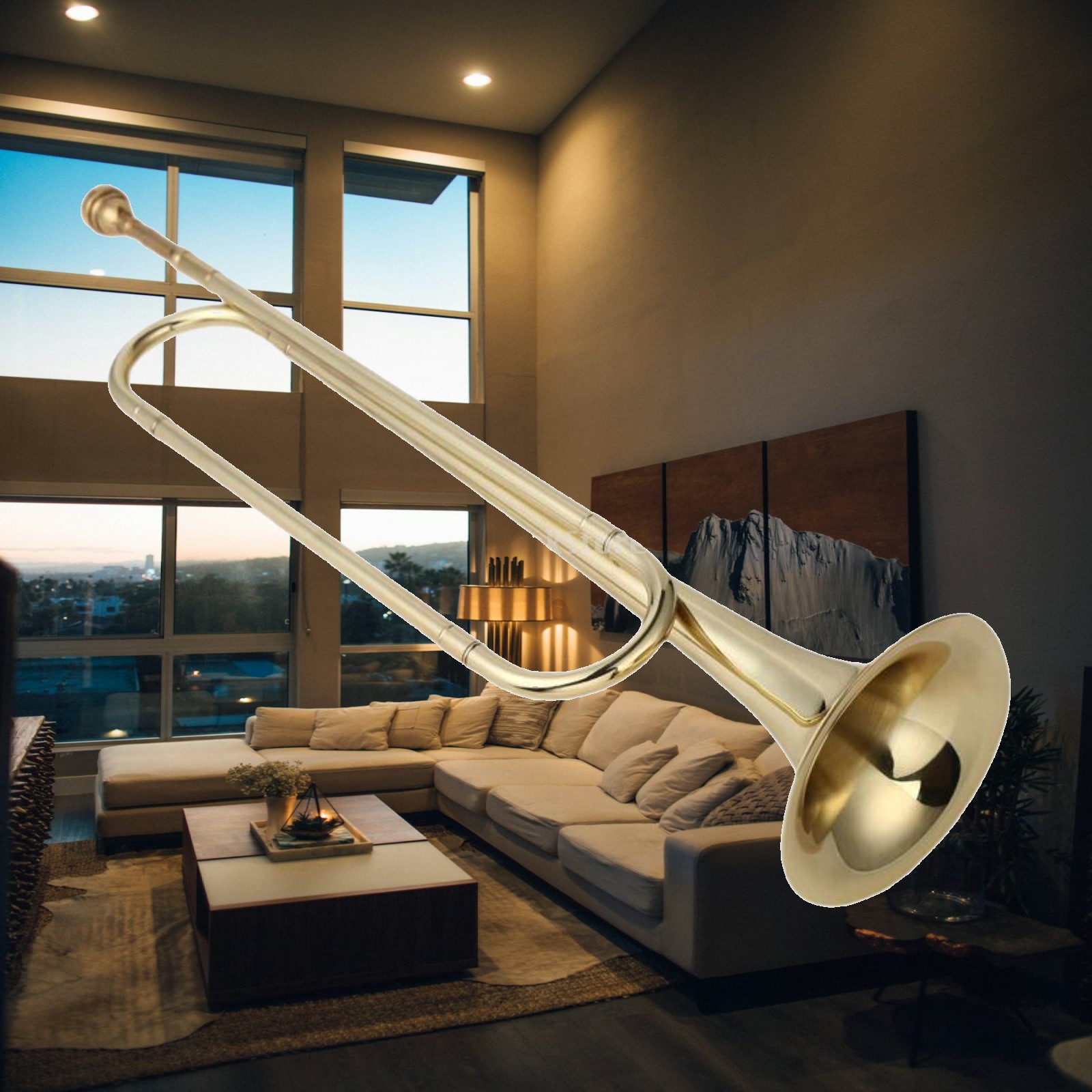 Musical Instrument Bugle - Trąbka B Flat, trąbka Young Team,