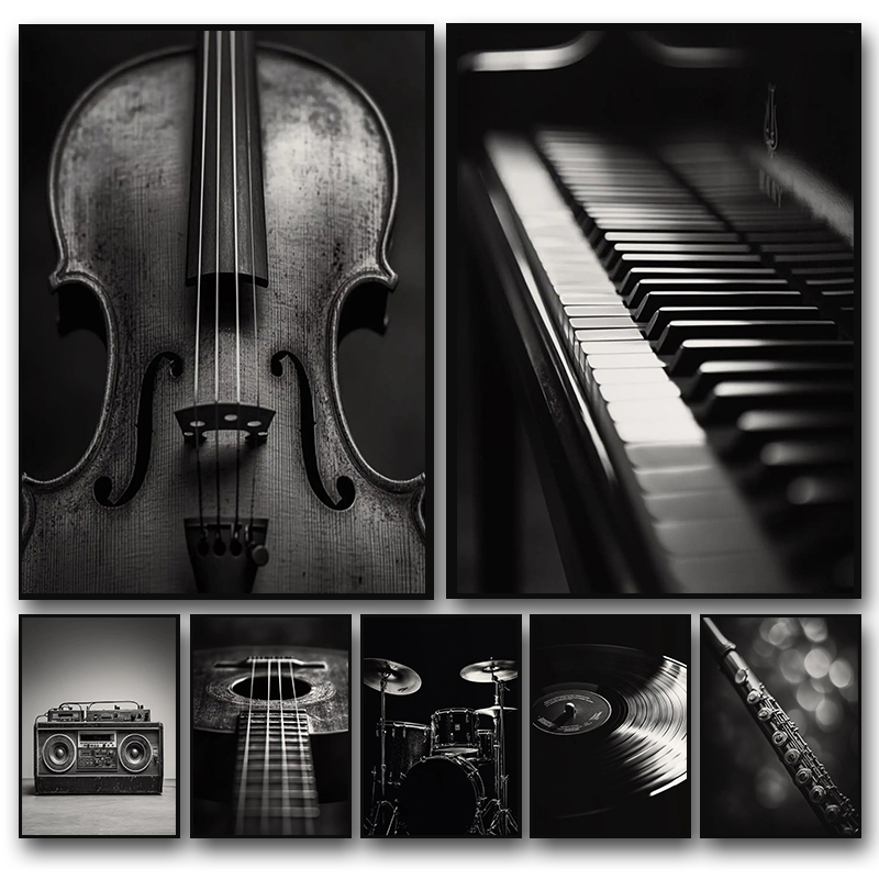 Klasyczne plakaty fotograficzn – Picture Of Musical Instrument recenzja i cena