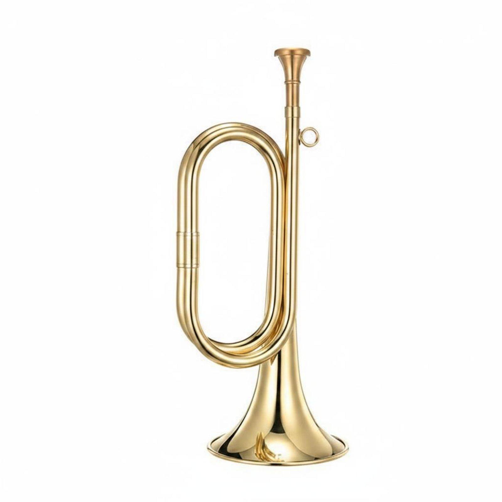 Mosiężny, przenośny instrument – Musical Instrument Bugle recenzja i cena