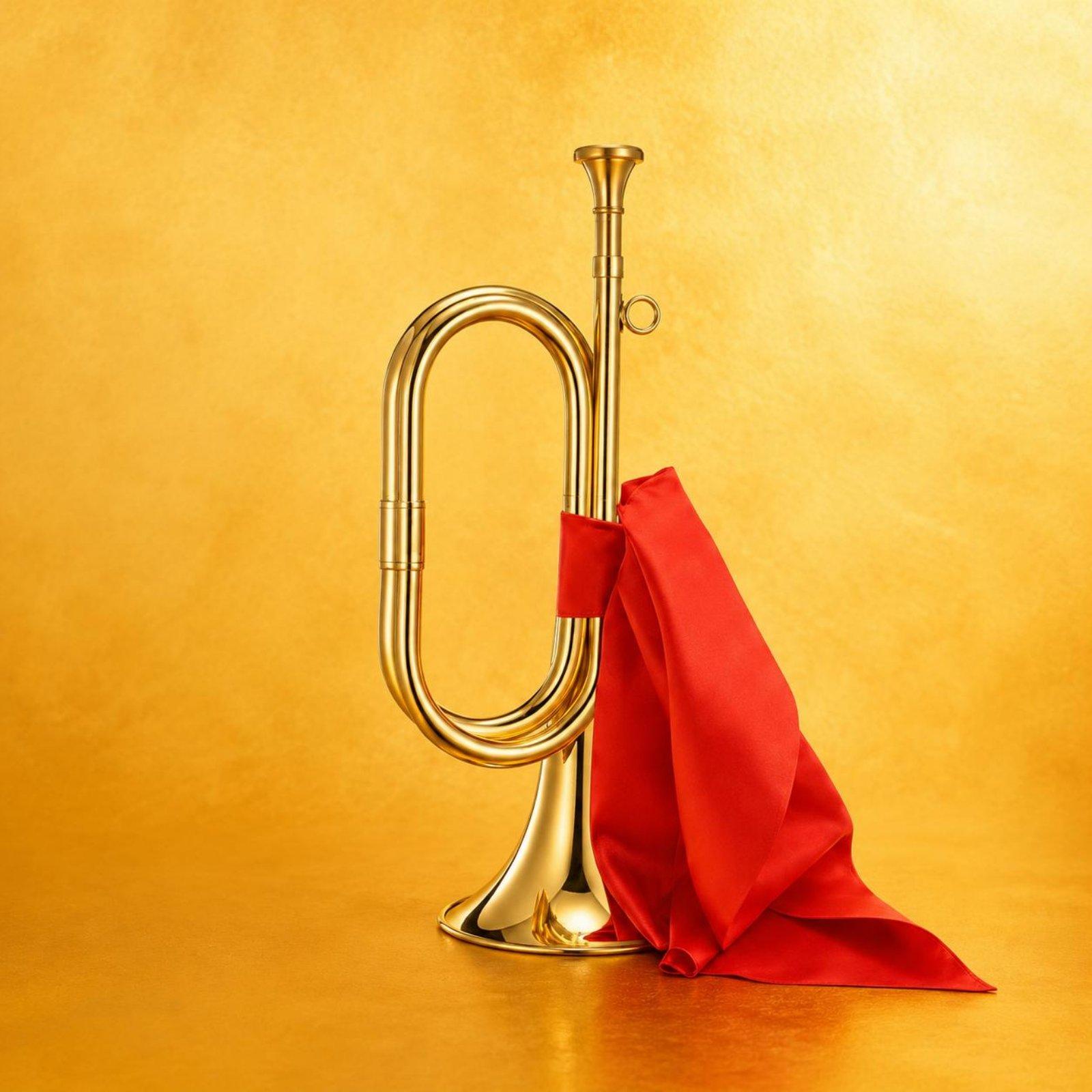 Mosiężny, przenośny instrument – Musical Instrument Bugle recenzja i cena