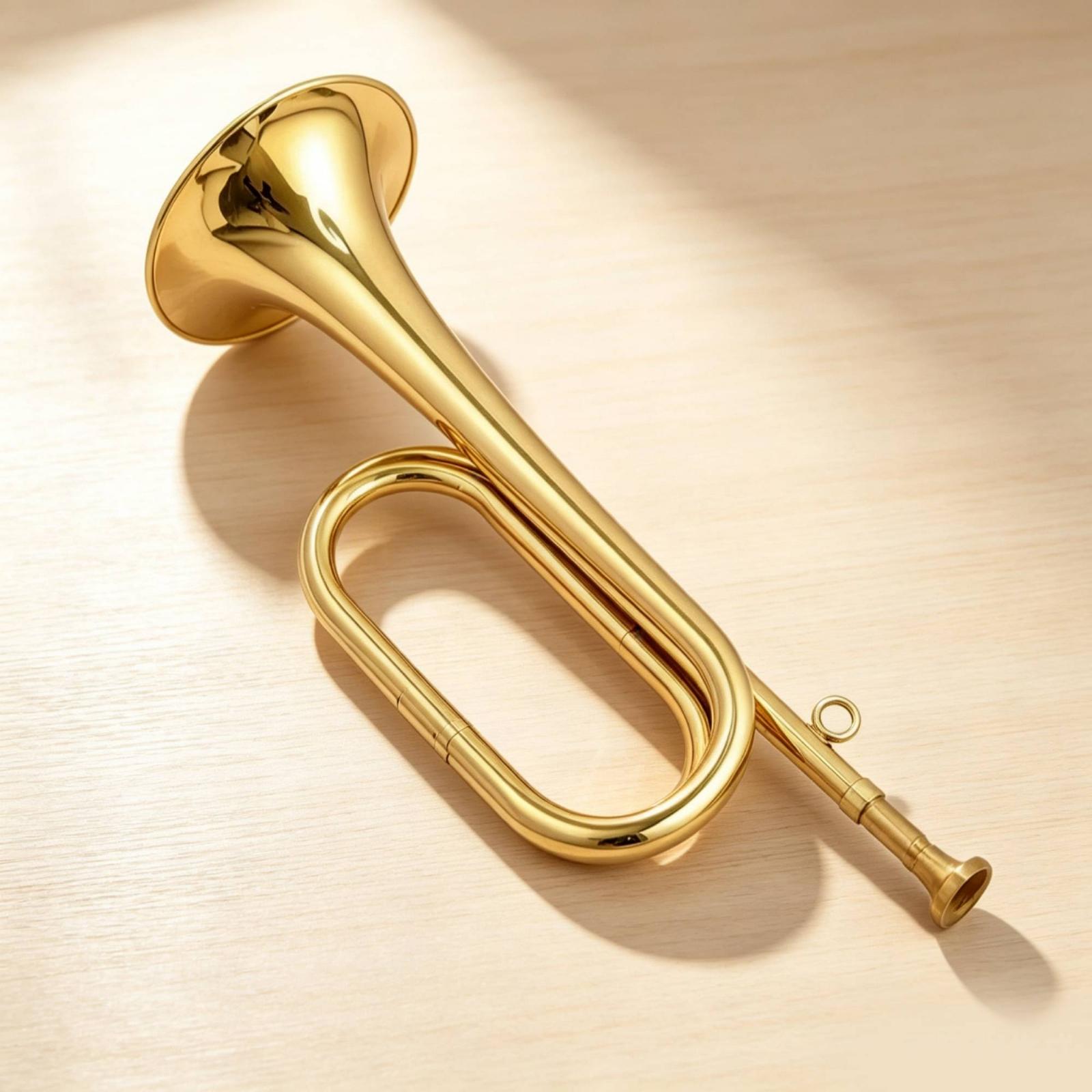 Mini mosiężny instrument muzyc – Musical Instrument Bugle recenzja i cena