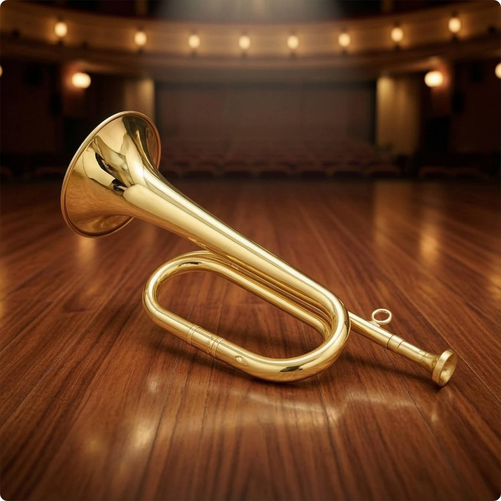 Mini mosiężny instrument muzyc – Musical Instrument Bugle recenzja i cena