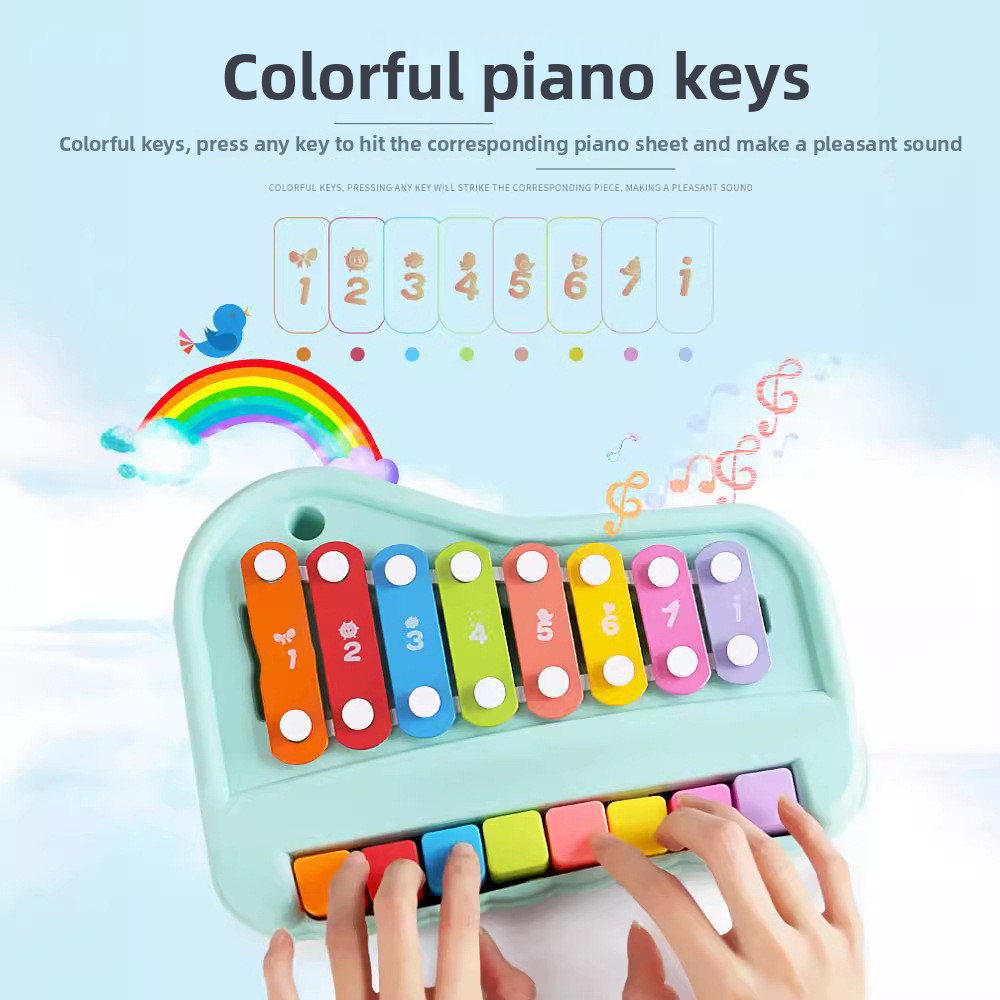 Ksylofon 8-tonowy z pianinem 2 – Musical Instrument Harmonium recenzja i cena