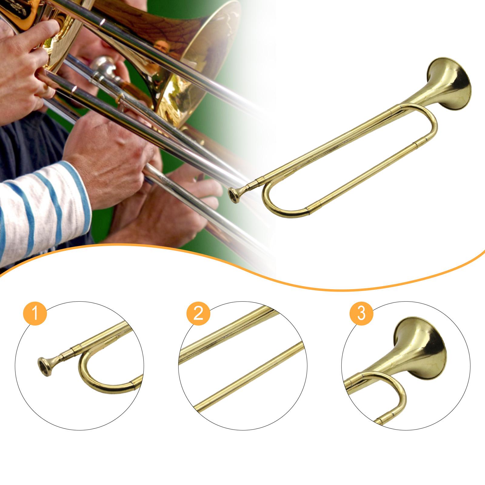 Trąbka z mosiądzu, instrument  – Musical Instrument Bugle recenzja i cena