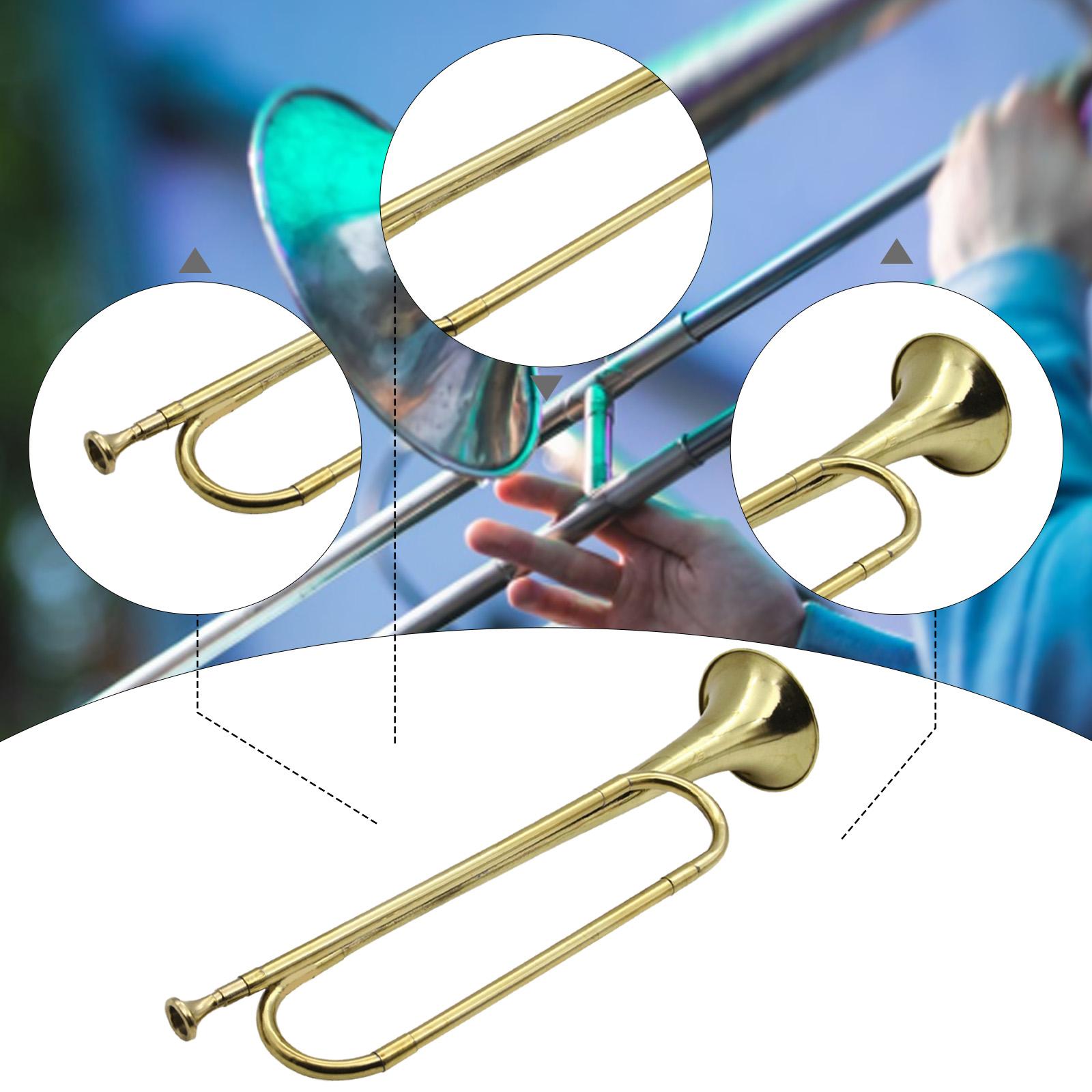 Trąbka z mosiądzu, instrument  – Musical Instrument Bugle recenzja i cena