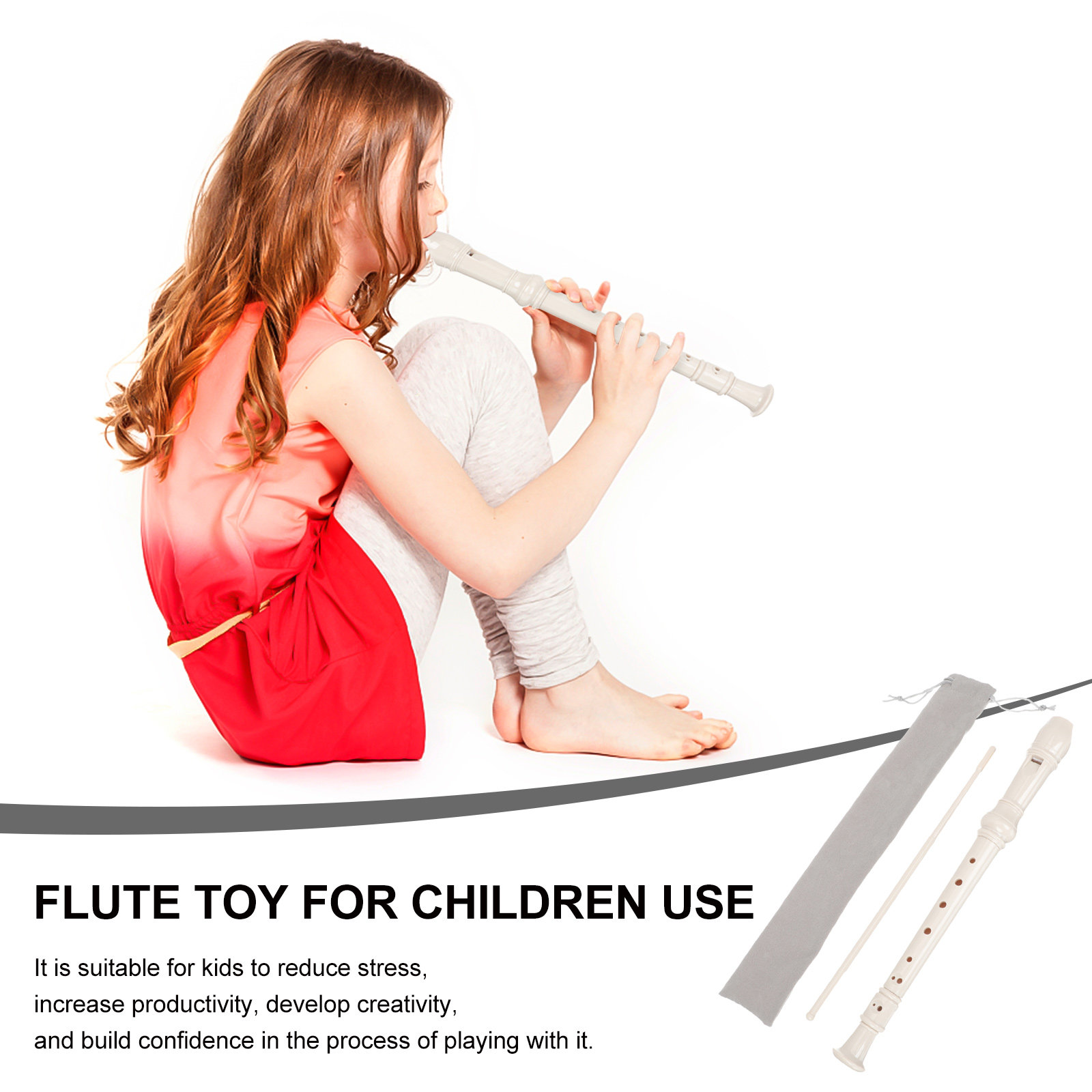 1 zestaw 8-otworowego klarnetu – Soprano Recorder Plastic recenzja i cena