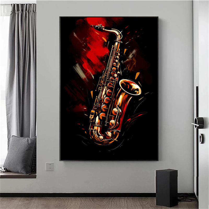 Bezramowe Abstrakcyjne Kolorow – Picture Of Musical Instrument recenzja i cena